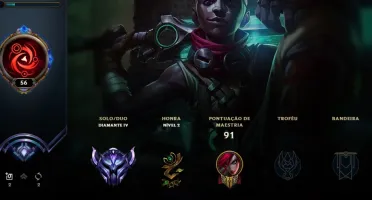 CONTA LOL DIAMANTE 4