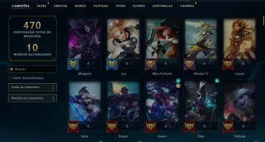CONTA LOL- LVL 234 - 155 Champions - 64 Skins - FULL ACESSO
