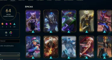 CONTA LOL- LVL 234 - 155 Champions - 64 Skins - FULL ACESSO
