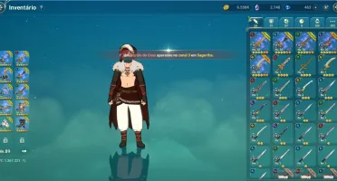 Conta Ni no Kuni Espadachim lvl 89 1.3KK PC SA Azure Mercury