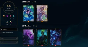 Conta LoL (44 skins , 98 campeôes) com ícones raros