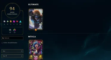 [Entrega Automática] Lol Prata, 94 Skins, Skins Ultimate, Mí