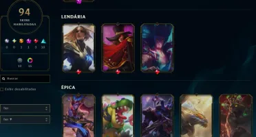 [Entrega Automática] Lol Prata, 94 Skins, Skins Ultimate, Mí
