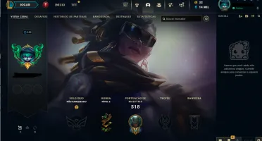 Conta League Of Legends ( 332 Skins ) Lv 349