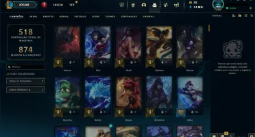 Conta League Of Legends ( 332 Skins ) Lv 349