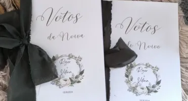 Par de Cadernos de Votos Personalizados