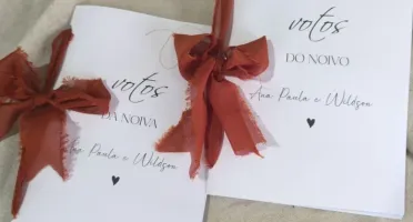Par de Cadernos de Votos Personalizados