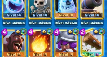 CONTA DE CLASH ROYALE COM DECK 2.6 FULL LVL14 +170.000 OURO