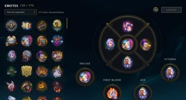 Conta lol 355 Skins Platina 4