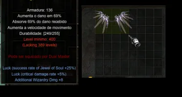 Megamu - Wings-Of-Ruin +15 - Mg