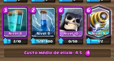Conta Clash Royale 5 lendarias