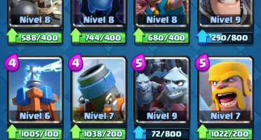 Conta Clash Royale 5 lendarias