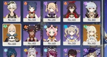 AR45 - AYAKA+KLEE+QIQI+JEAN- 3 ARMAS T5