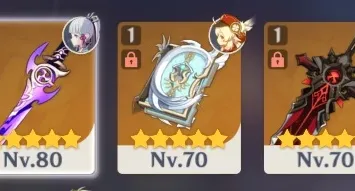 AR45 - AYAKA+KLEE+QIQI+JEAN- 3 ARMAS T5