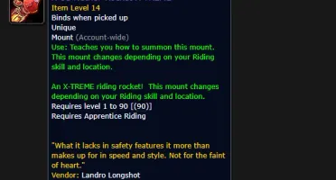 X-51 Nether-Rocket X-TREME - Item TCG - World of Warcraft