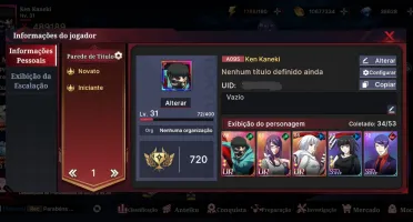 Conta Tokyo Ghoul Mobile LEV 31
