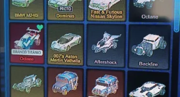 Conta de rocket league muito rara