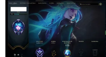Conta de league of legends Diamante 4