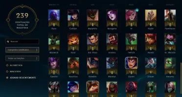 Conta de League OF Legends Lev:47 Champions:84 Skin:19