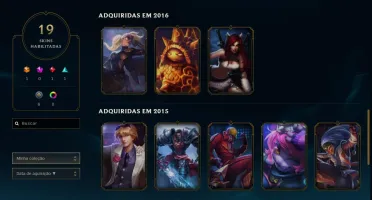 Conta de League OF Legends Lev:47 Champions:84 Skin:19