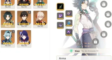 CONTA PREMIUM GENSHIN AR59 ⭐15 LENDÁRIOS⭐8 ARMAS 5⭐ E MAIS
