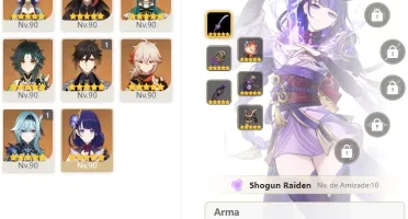 CONTA PREMIUM GENSHIN AR59 ⭐15 LENDÁRIOS⭐8 ARMAS 5⭐ E MAIS