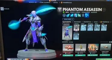 Conta Dota 2 Com Arcanas, Personas, Imortais. Venha Conferir
