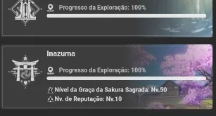 Genshin Impact AR.60 (todos os arcontes)