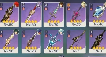 Xiao  +Zhong + Diluc + keqing