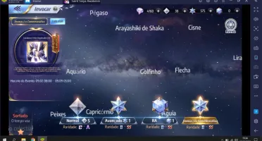 Conta Saint Seiya Awakening - Level 55 - Server A100