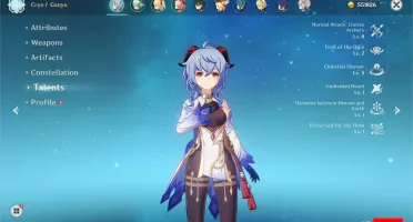AR 51 GANYU + XIAO + KLEE + JEAN E ALOY