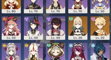 AR 51 GANYU + XIAO + KLEE + JEAN E ALOY