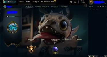 Conta De League Of Legends Gold 1