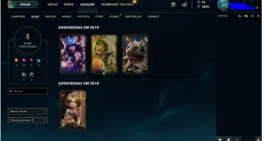 Conta De League Of Legends Gold 1