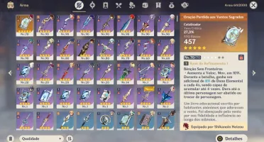 🔴AR 55 ⭐ Shogun Raiden, Kazuha, Zhongli + 20k de gemas ⭐🔴