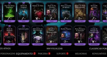 MK Mobile Conta Android Maximizada com Quase Todos os Épicos