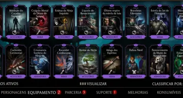 MK Mobile Conta Android Maximizada com Quase Todos os Épicos
