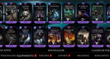 MK Mobile Conta Android Maximizada com Quase Todos os Épicos