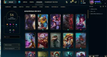 conta league of legends