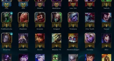 CONTA DE LEAGUE OF LEGENDS, OURO 2 MAIN MID LVL46