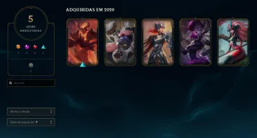 Conta League of Legends Ouro 1 barata