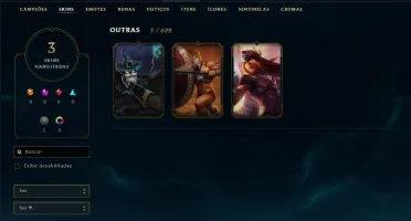 conta lol level 30 unranked