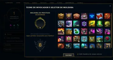 conta lol level 30 unranked