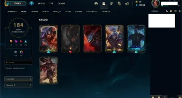 Conta League of Legends GOLD 4 / 184 Skins