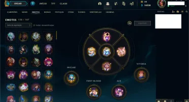 Conta League of Legends GOLD 4 / 184 Skins