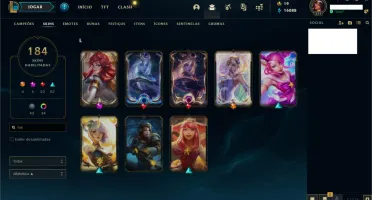 Conta League of Legends GOLD 4 / 184 Skins