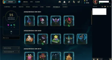 Conta League of Legends GOLD 4 / 184 Skins