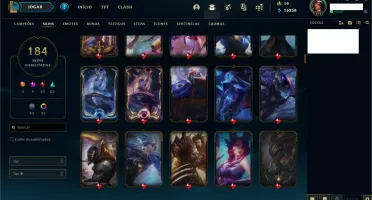 Conta League of Legends GOLD 4 / 184 Skins