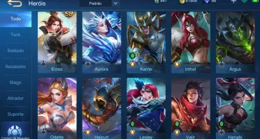 CONTA C/ 41 HEROIS + 30 SKINS + 60k GOLD