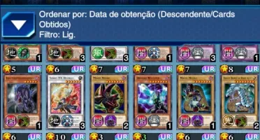 ACC DUEL LINKS ANTIGA, MUITOS ITENS RAROS